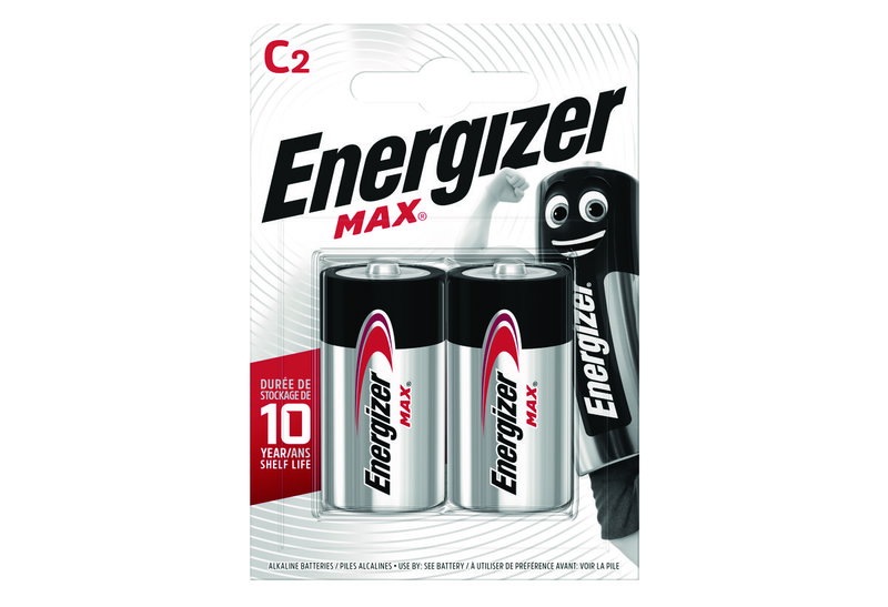 Μπαταρία Energizer Αλκαλική Max C, 2 Τεμαχίων