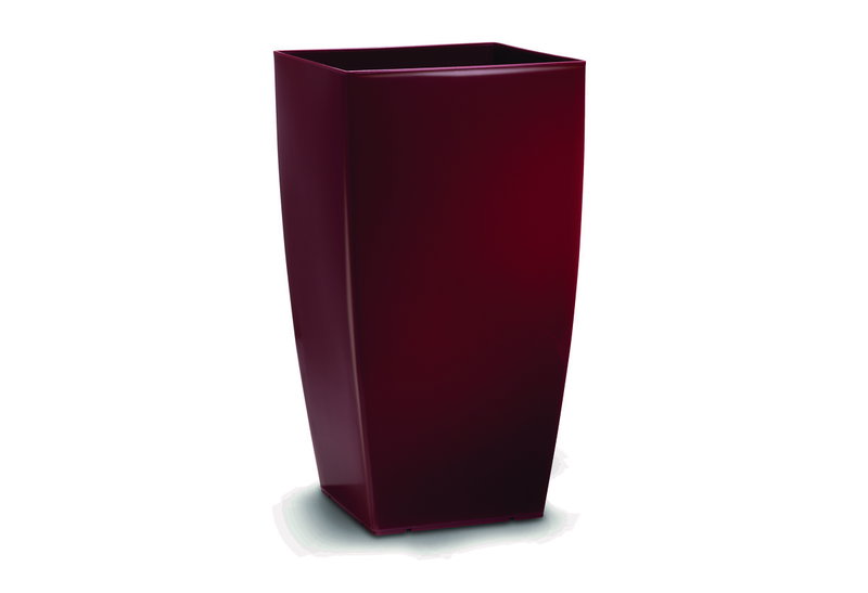 Γλάστρα Plastona Tetra Μ36xΠ36xΥ66cm Μπορντό