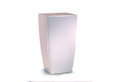 Γλάστρα Plastona Tetra Μ36xΠ36xΥ66cm Λευκό