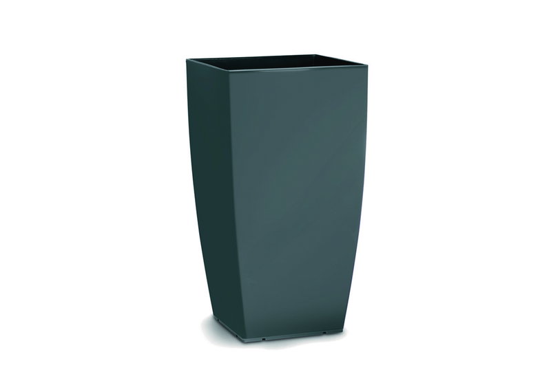 Γλάστρα Plastona Tetra Μ36xΠ36xΥ66cm Ανθρακι