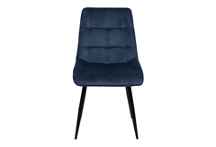 Καρέκλα Τραπεζαρίας Velvet Μπλε 60.5x51x90.5cm