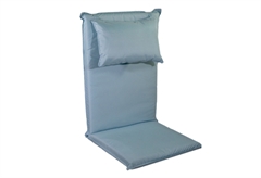 Μαξιλάρι Βάτα με Προσκέφαλο 120x53x7cm Aqua