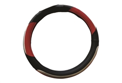 Κάλυμμα Τιμονιού Kaver Esprit Catalunya Φ38cm Κόκκινο/Μαύρο