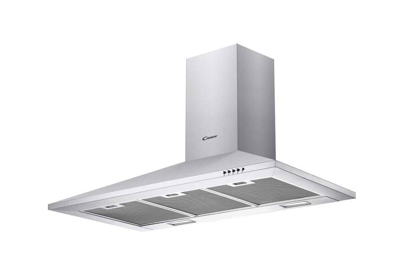 Candy CCE 119/1X Απορροφητήρας Καμινάδα 90cm Inox