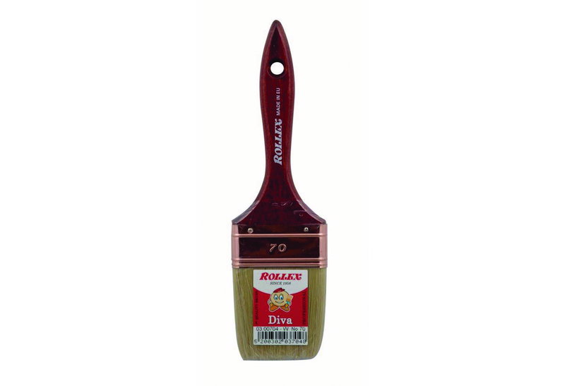 Πινέλο Rollex Diva 70mm Λευκό για Βερνικοχρώματα Διαλύτη