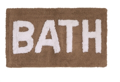 Χαλάκι Μπάνιου Praktiker Bath 80x50cm Μπεζ