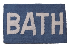 Πατάκι Μπάνιου Bath 80X50cm Μπλε