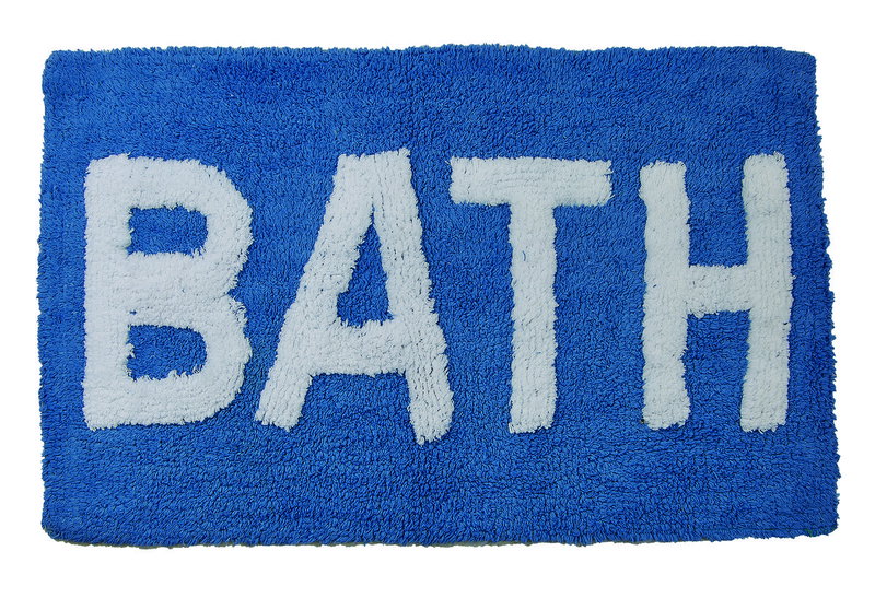 Χαλάκι Μπάνιου Praktiker Bath 80x50cm Μπλε