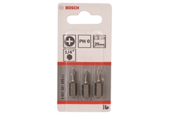 Μύτες Bosch PH0 25mm 3 Τεμαχίων