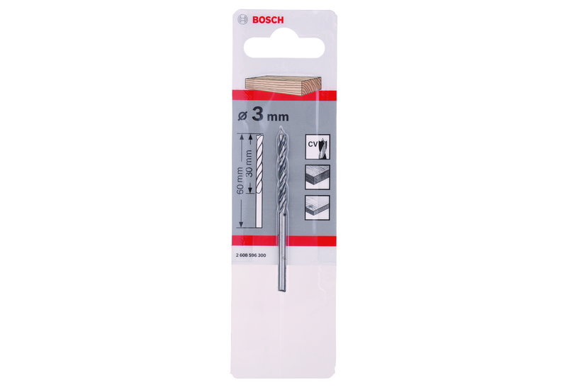 Τρυπάνι Bosch Φ.3/61mm Ξύλου