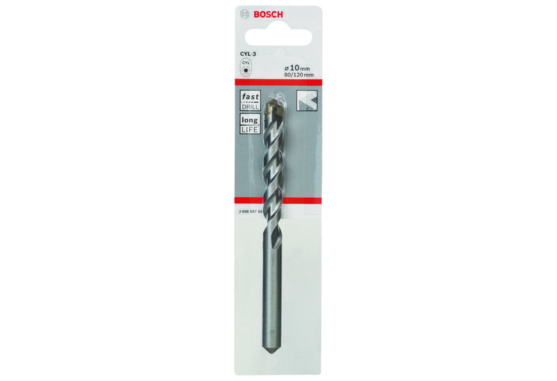 Τρυπάνι Bosch Silver Φ.10/120mm