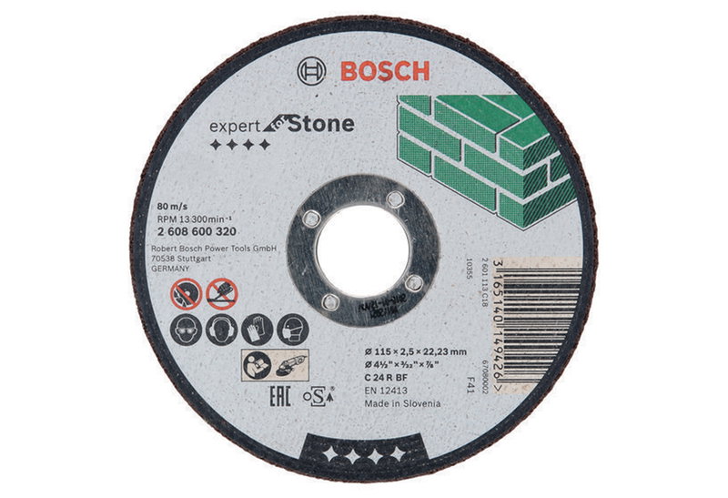 Δίσκος Κοπής Πέτρας Bosch 115mm