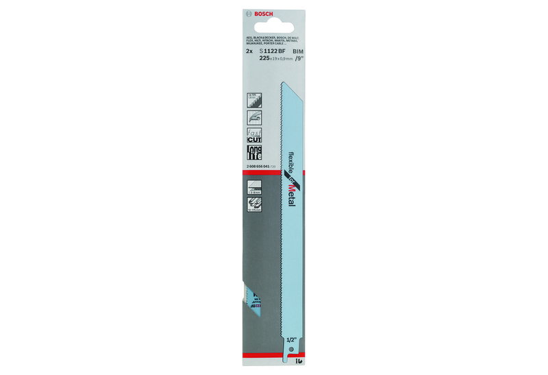 Λεπίδες Σεγάτσας Bosch S 1122 Bf για Μέταλλο 2 Τεμαχίων