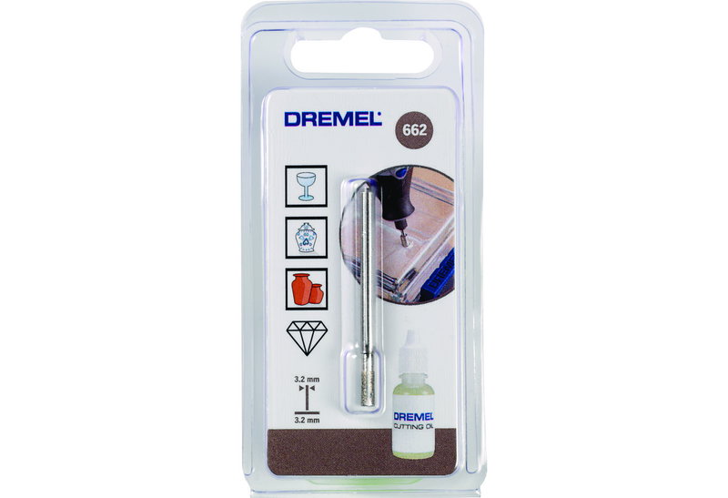 Τρυπάνι Γυαλιού Dremel Φ.3.2mm