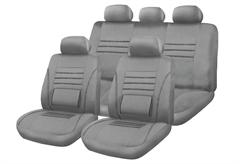 Κάλυμμα Αυτοκινήτου Εμπρός & Πίσω Καθισμάτων Comfy Γκρι/Μαύρο ( 4τμχ )