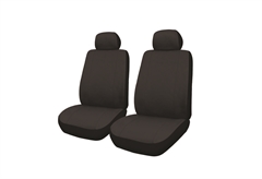 Κάλυμμα Αυτοκίνητου Εμπρόσθιων Καθισμάτων Kaver Deluxe Μαύρο 100% Πολυεστέρας
