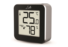 Θερμόμετρο/Υγρόμετρο Εσωτερικού Χώρου Life Alu Mini
