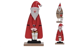 Διακοσμητική Φιγούρα Άγιος Βασίλης 22cm σε Διάφορες Αποχρώσεις