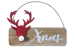 Χριστουγεννιάτικο Στολίδι Xmas 18X14X0,5cm