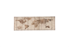Καμβάς Ζωγραφικής World Map 120X40cm