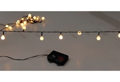 Χριστουγεννιάτικα Λαμπάκια Μπάλες LED 100L Θερμό Φως με Timer