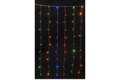 Χριστουγεννιάτικη Κουρτίνα LED 100L Πολύχρωμη