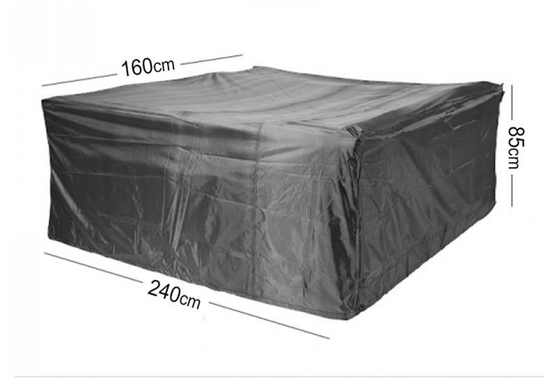 Κάλυμμα Καθιστικού Home&Camp Μ240xΠ160xΥ85cm Γκρι