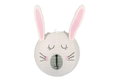 Φωτιστικό Χάρτινο Ostaria Rabbit Λευκό/Ροζ