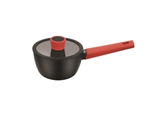 Κατσαρόλα Pal Red Series Αντικολλητική Φ16cm