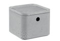 Κουτί Αποθήκευσης Πλαστικό Curver Deco Beton Cube XS Μ17xΠ17xΥ13cm 3lt Γκρι