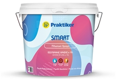 Χρώμα Πλαστικό Praktiker Smart Λευκό 10lt