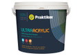 Χρώμα Ακρυλικό Praktiker Ultra Acrylic Λευκό 3lt