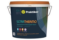 Χρώμα Ακρυλικό Praktiker Ultra Thermo Λευκό 10lt