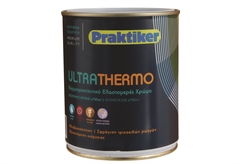 Χρώμα Praktiker Ultra Thermo Λευκό 0,75L
