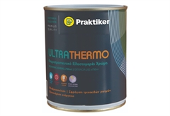 Χρώμα Ακρυλικό Praktiker Ultra Thermo Λευκό 750ml