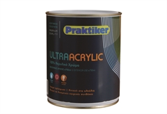 Χρώμα Praktiker Ultra Acrylic Βάση TR 1L