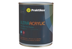 Χρώμα Ακρυλικό Praktiker Ultra Acrylic Βάση TR 1lt