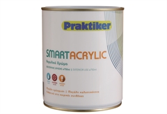 Χρώμα Praktiker Smart Acrylic Βάση P 1L
