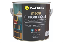Ριπολίνη Praktiker Mega Chrom Aqua Βάση P 2.5lt Γυαλιστερό