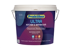 Χρώμα Praktiker Ultra Kitchen&Bathroom Βάση P 3L