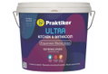 Χρώμα Πλαστικό Praktiker Ultra Kitchen&Bathroom Λευκό 3lt