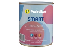 Χρώμα Πλαστικό Praktiker Smart Λευκό 750ml
