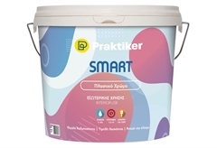 Χρώμα Πλαστικό Praktiker Smart Λευκό 3lt