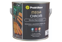 Ντουκόχρωμα Praktiker Mega Chrom Λευκό 2.5lt