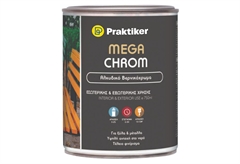 Ντουκόχρωμα Praktiker Mega Chrom Καφέ 750ml