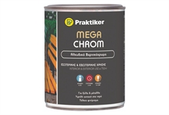 Ντουκόχρωμα Praktiker Mega Chrom Μπλε 750ml