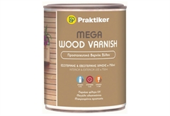 Βερνίκι Ξύλου Praktiker Mega Wood Varnish Μαόνι 750ml