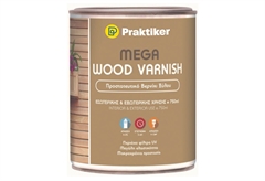 Βερνίκι Ξύλου Praktiker Mega Wood Varnish Πεύκο 750ml