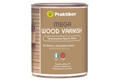 Βερνίκι Ξύλου Praktiker Mega Wood Varnish Διάφανο 2.5lt Γυαλιστερό