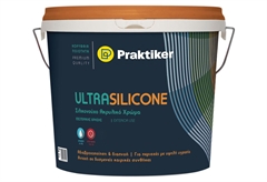 Σιλικονούχο Praktiker Ultra Silicone Λευκό 750ml